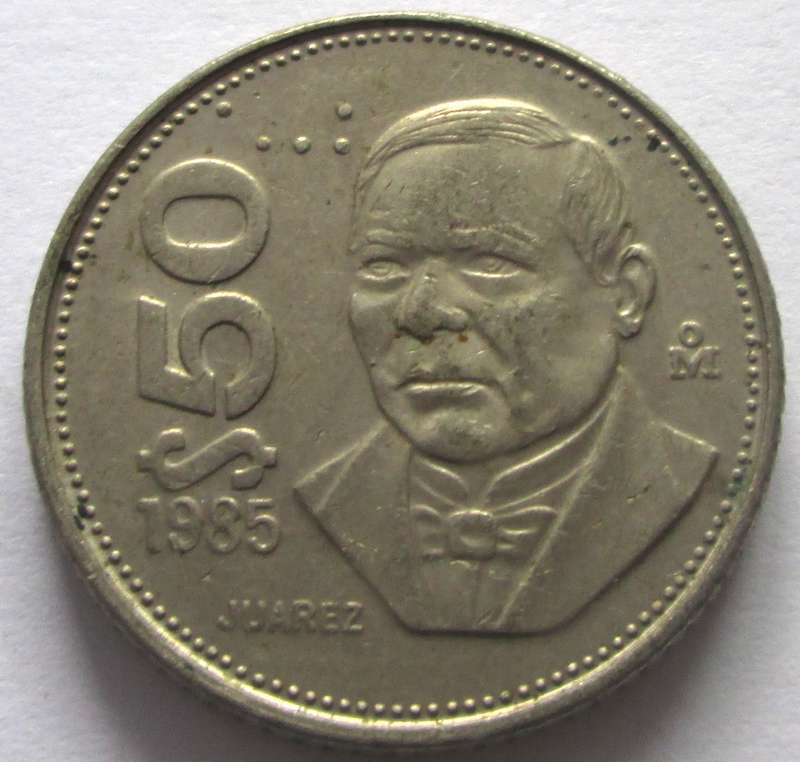 1985 Mexico 50 Pesos