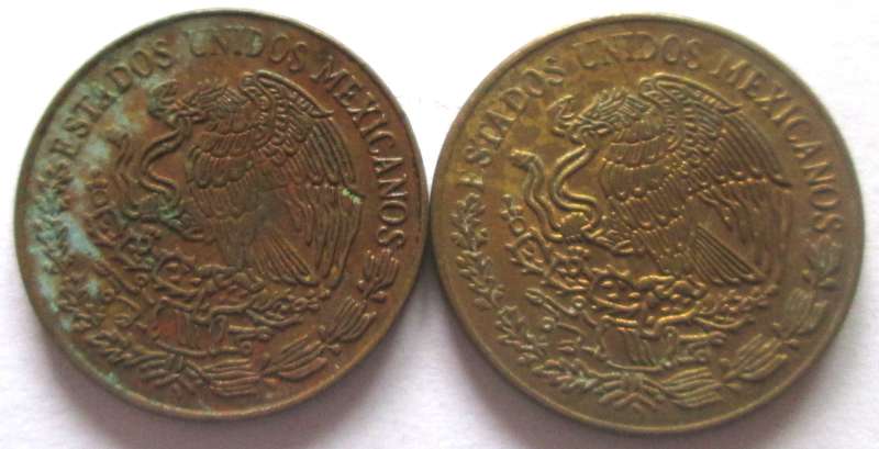 5 Centavos Mexico 1973 + 1976