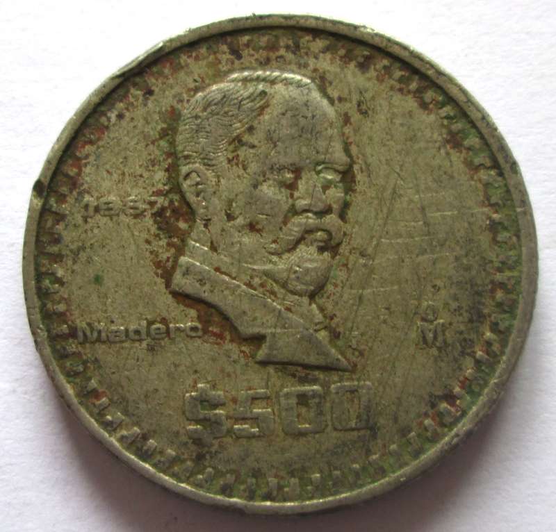 1987 Mexico 500 Pesos