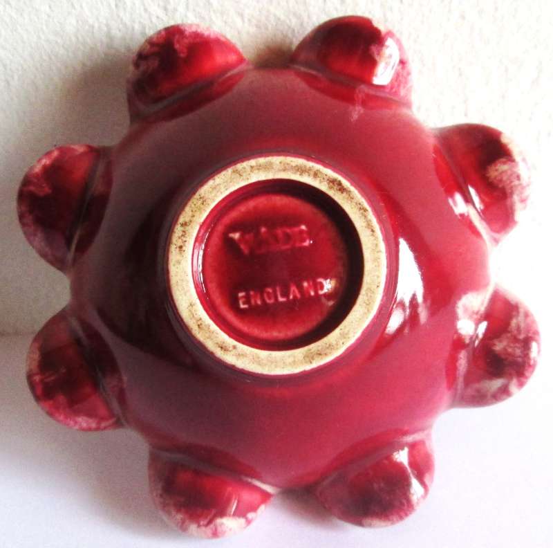 1970 Crackle Dish Wade Porcelain / Boxed