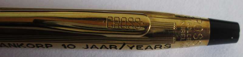 Cross Pen Made in Ireland Bankcorp for 10 Years Service in Original Case