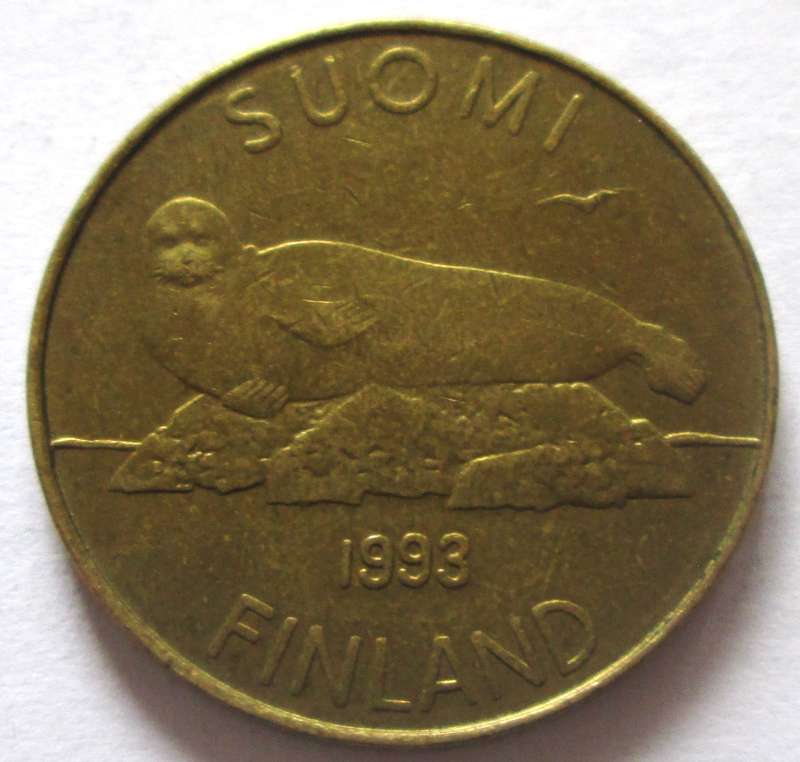 1993 Finland 5 Markkaa