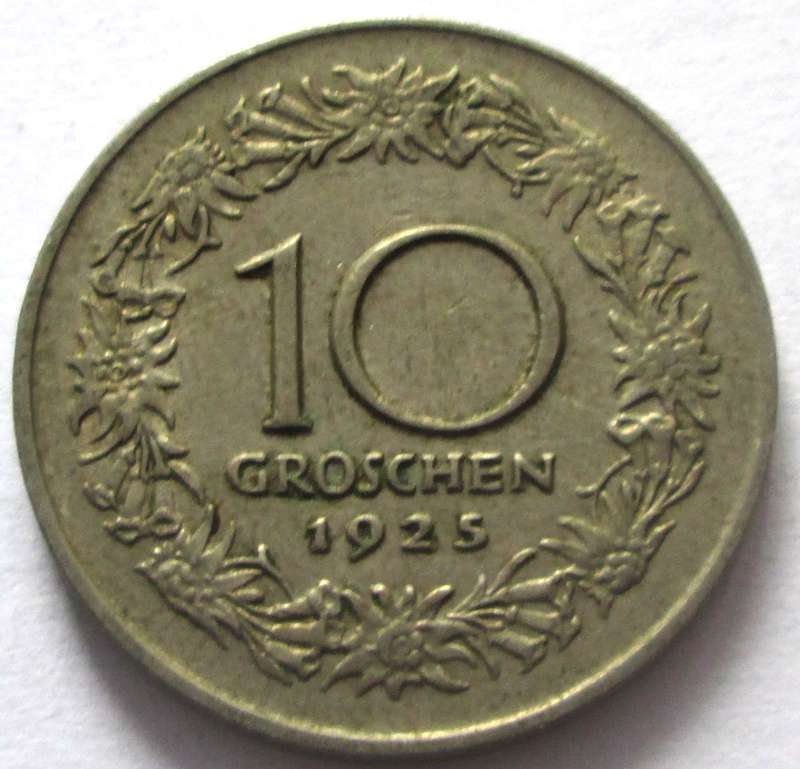 1925 Austria 10 Groschen