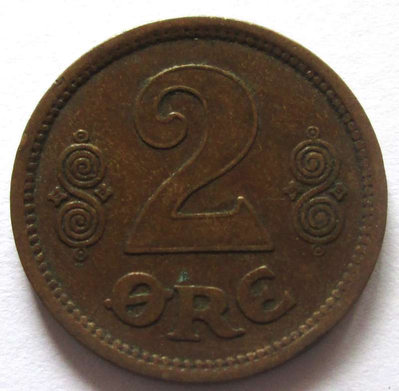 1915 Denmark 2 Ore