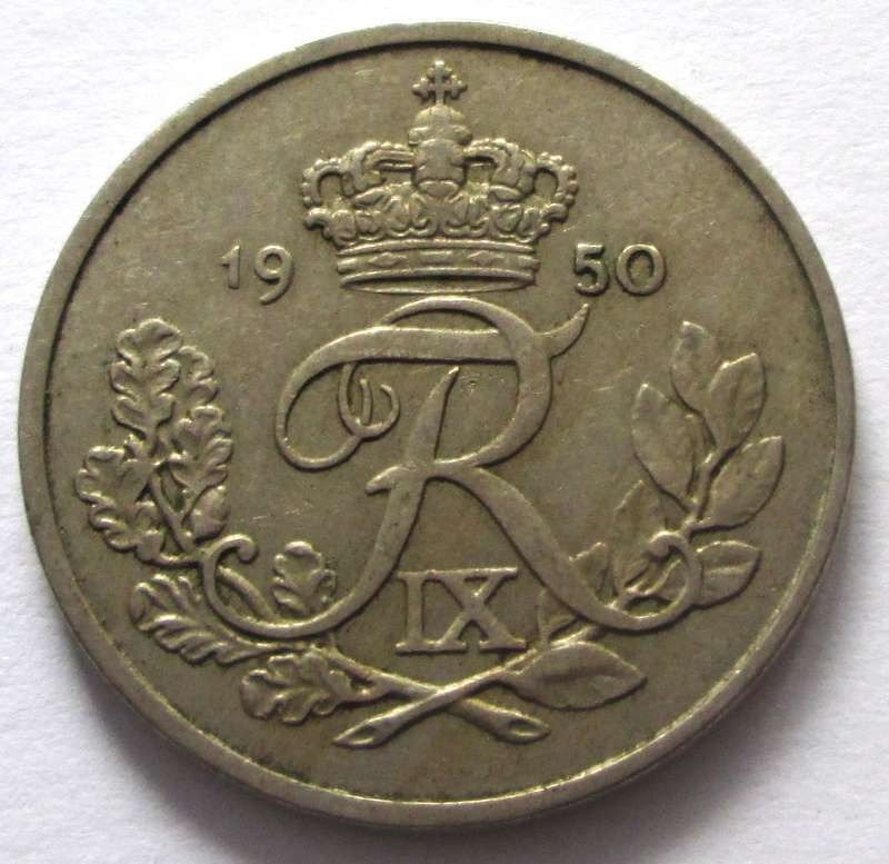 1950 Denmark 25 Ore