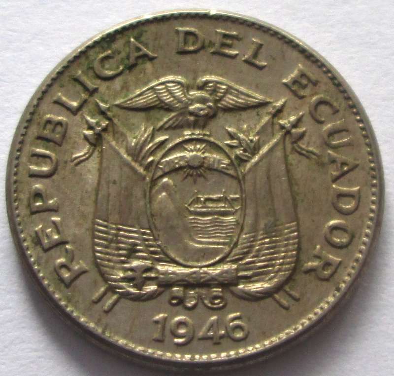1946 Ecuador 5 Centavos