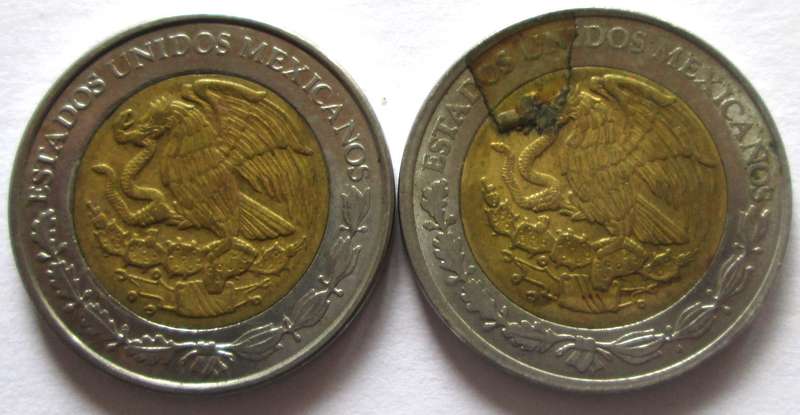 1 Peso Mexico 1997 + 2002