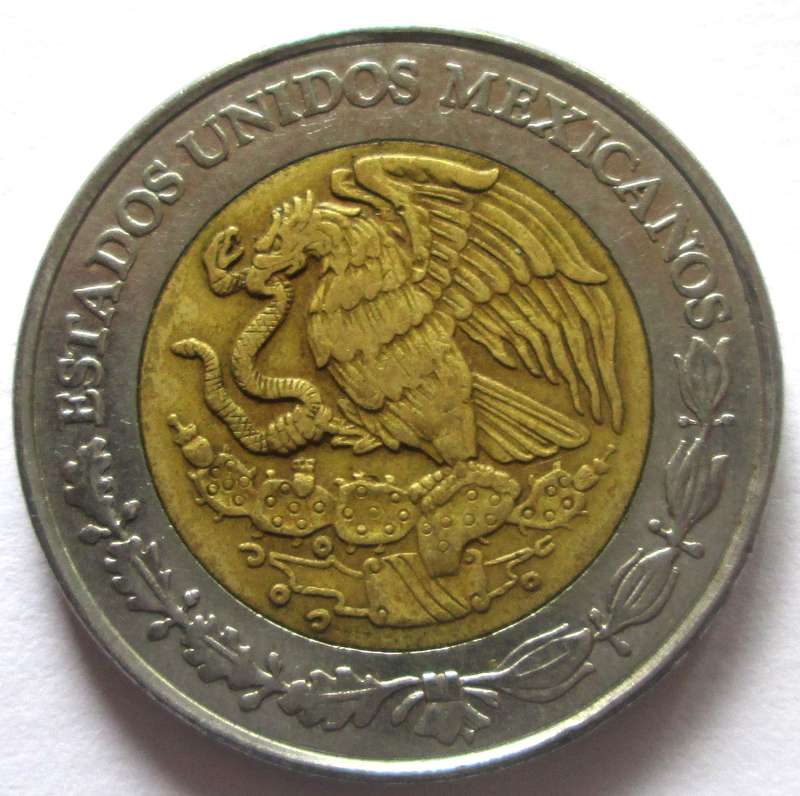 1993 Mexico 5 Pesos
