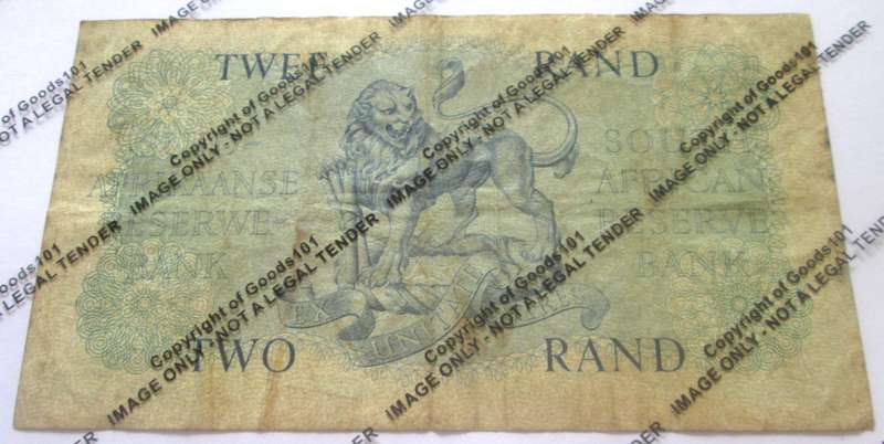 Two Rand Republic of South Africa Serial Nr B10 486330
