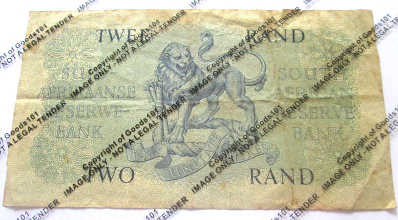 Two Rand Republic of South Africa Serial Nr B214 711779