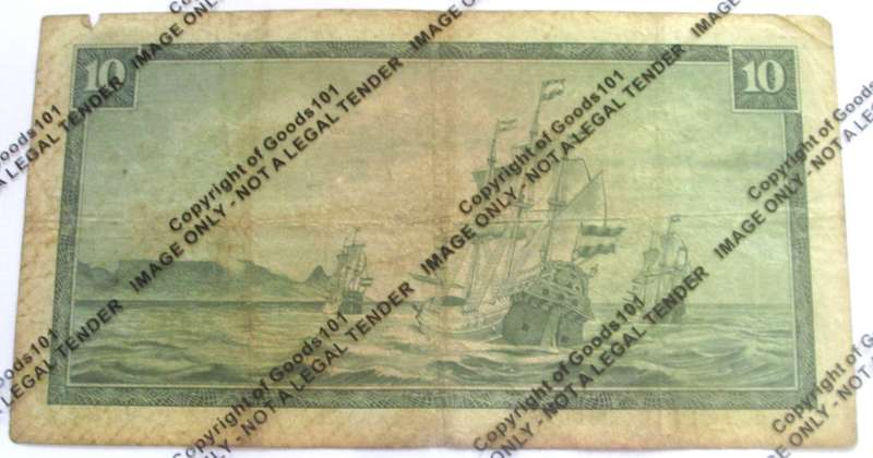 Ten Rand Republic of South Africa Serial Nr C3 683647