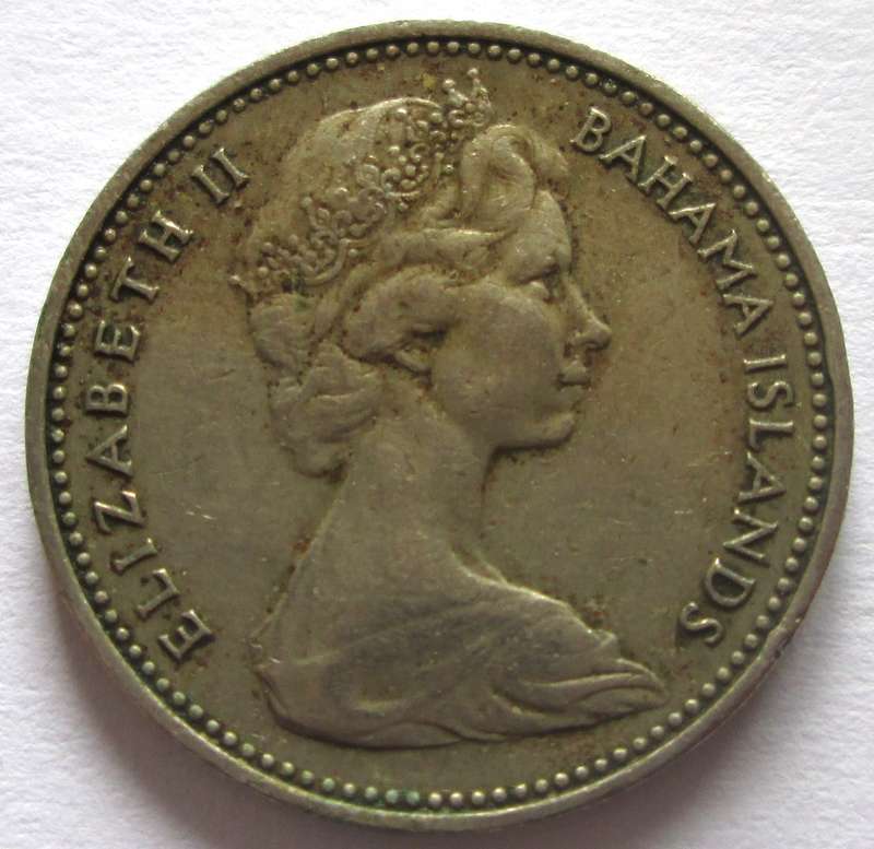 1969 Bahamas 5 Cents