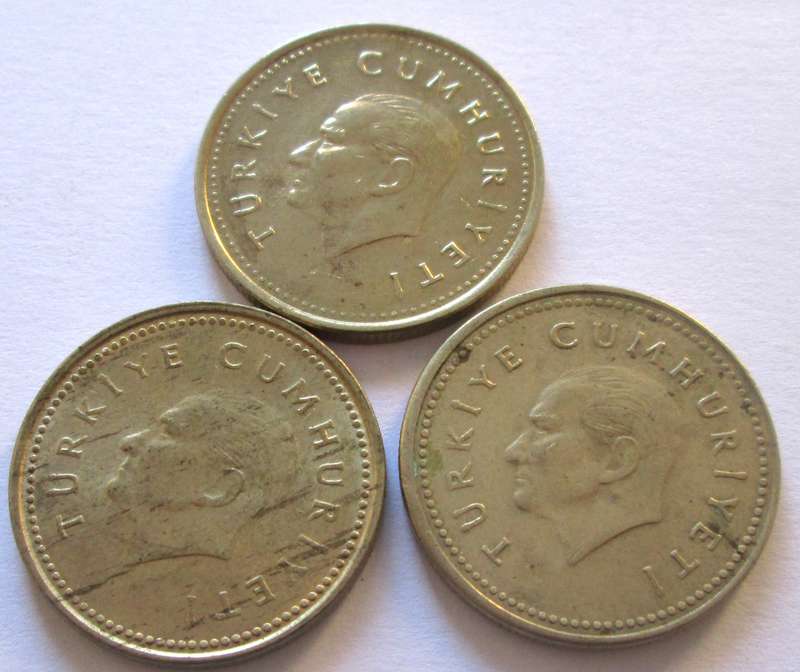 1000 Lira Turkey 1990 + 1993 + 1994