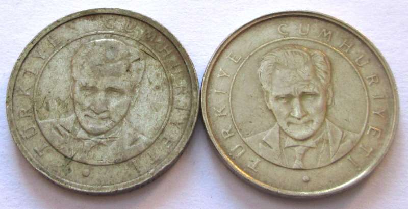 250 Kurus Turkey 2002 + 2003