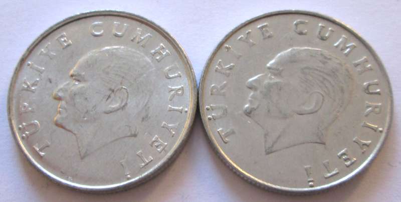 25 Lira Turkey 1985 + 1986