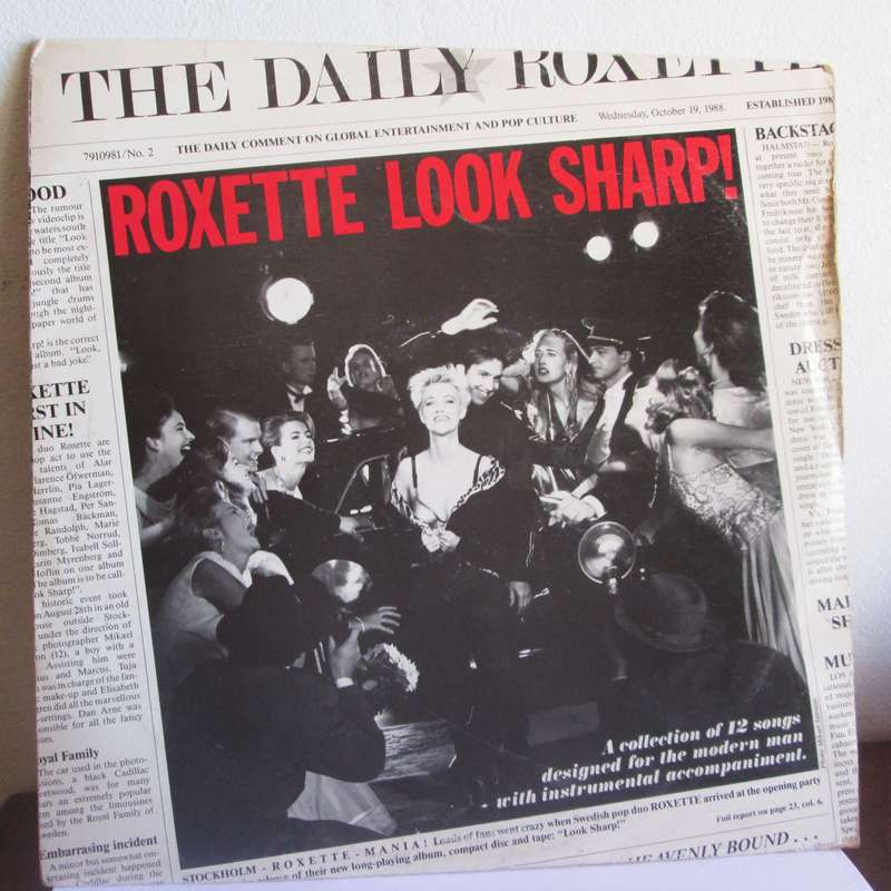 1989 Roxette Look Sharp EMCJ (L) 7910981