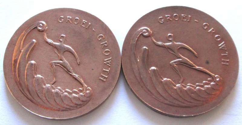 1971 Republic of South Africa Tenth Anniversary Groei - Growth