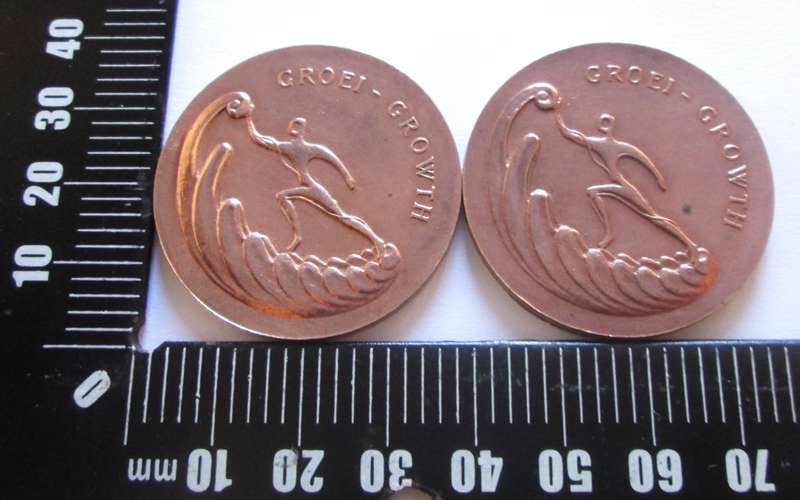 1971 Republic of South Africa Tenth Anniversary Groei - Growth