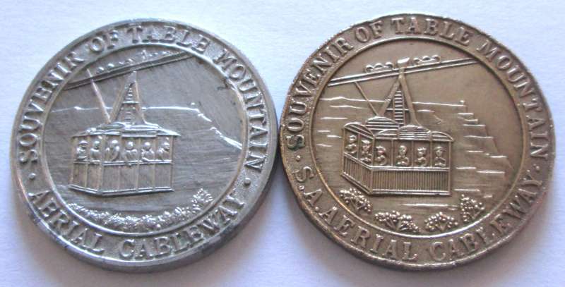 Table Mountain Souvenir Tokens
