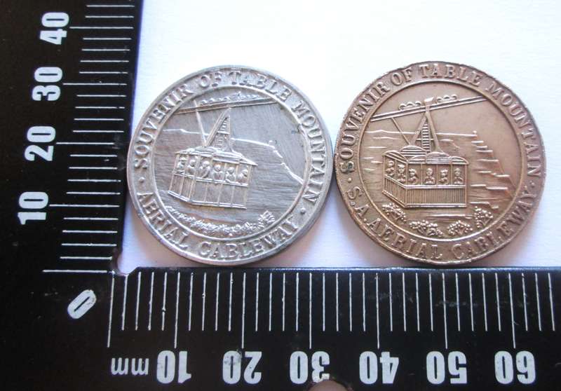 Table Mountain Souvenir Tokens
