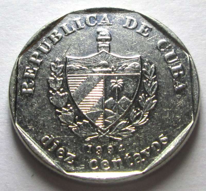1994 Cuba 10 Centavos