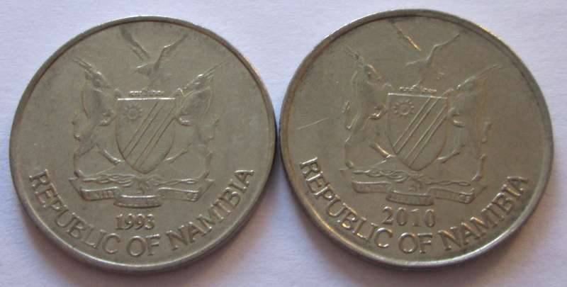 50 Cents Namibia 1993 + 2010