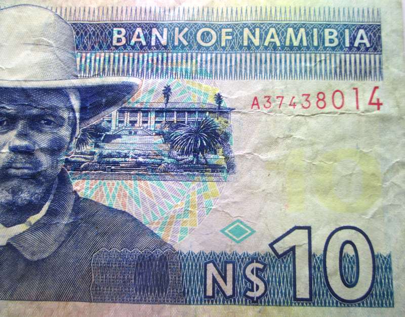 Ten Dollars Namibia Serial Nr A37438014
