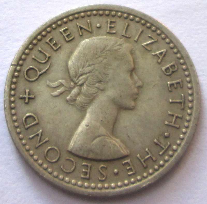 1956 New Zealand 3 Pence