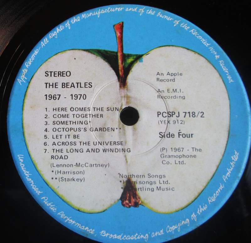 1967 - 1970 The Beatles PCSPJ (S) 718