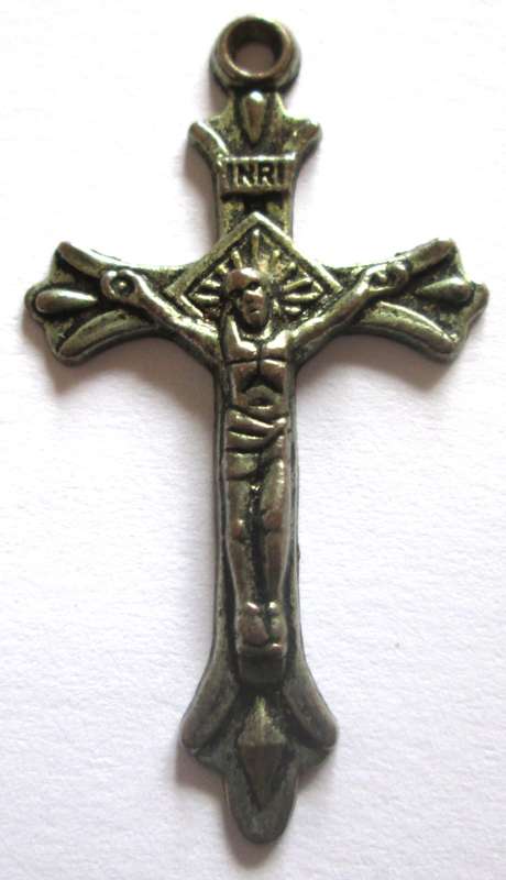 Italian Crucifix Religious Pendant