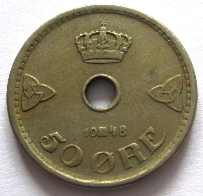 1948 Norway 50 Ore