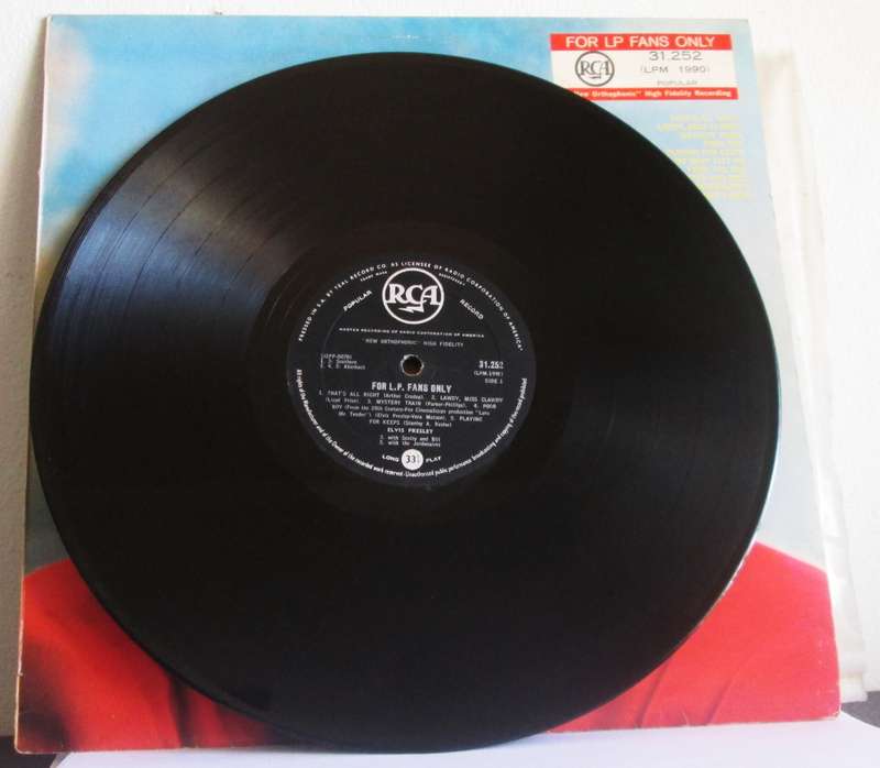 Elvis for LP Fans Only LPM 1990