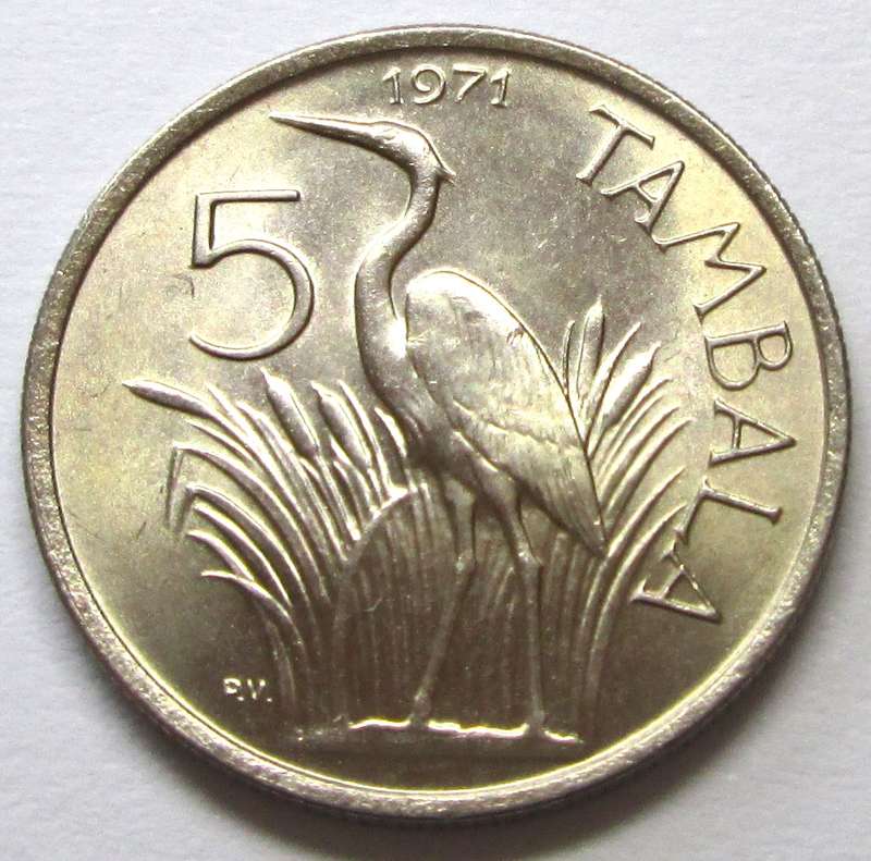 1971 Malawi 5 Tambala