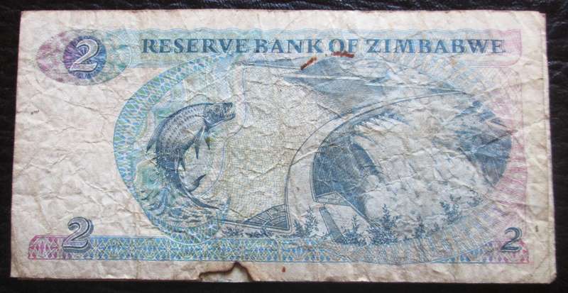 1994 Two Dollars Zimbabwe