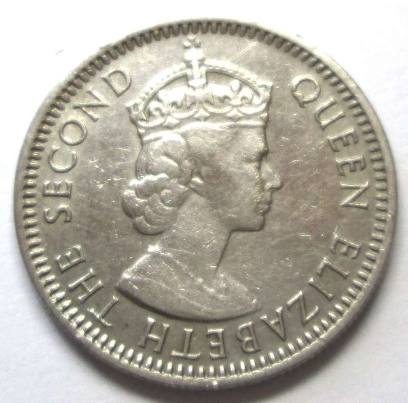 1961 Malaya and British Borneo 10 Cents