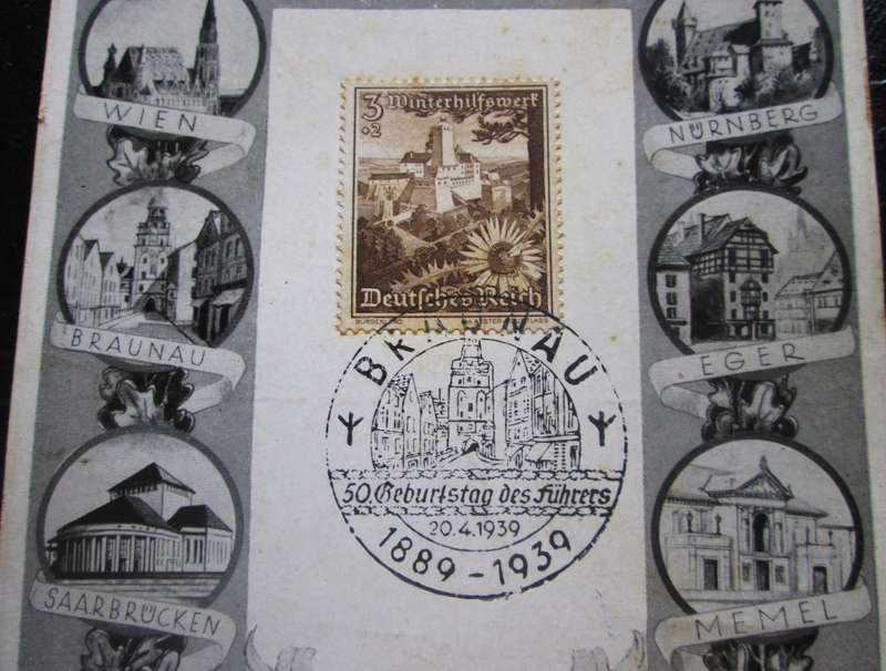 1939 50 Bedutstag des Furhrers Berlin Post Card