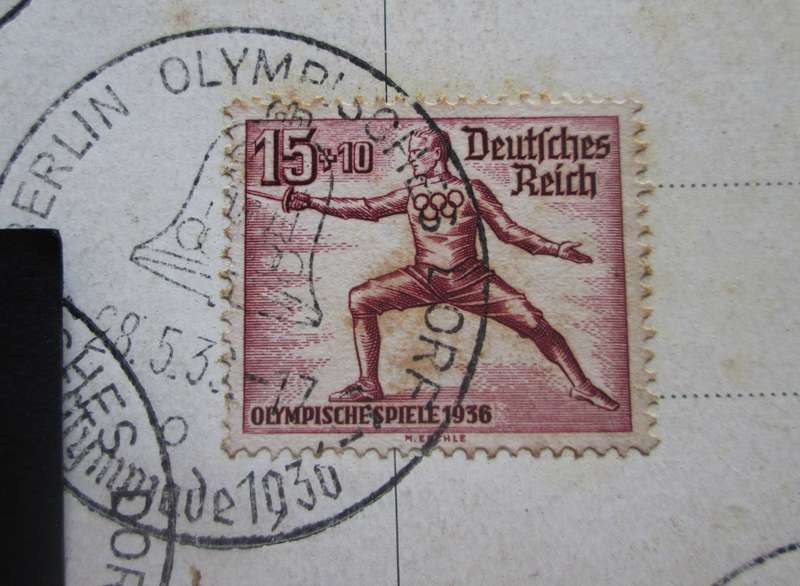 1936 Reichssportfeld Berlin Olympics Site Post Card