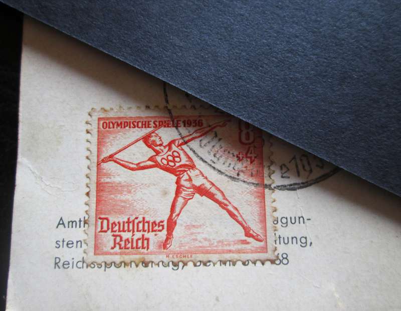 1936 Reichssportfeld Berlin Olympics Site Post Card