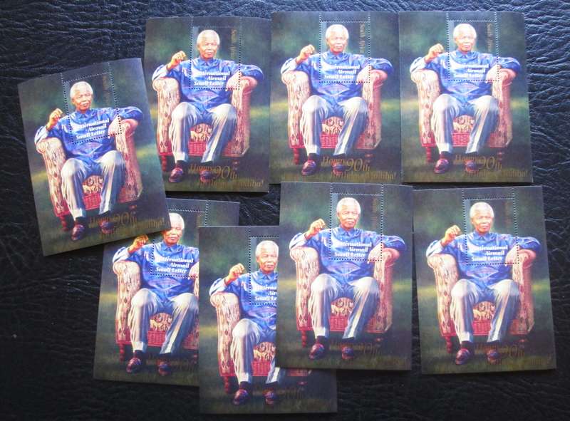 Happy 90th Birthday Madiba Stamps