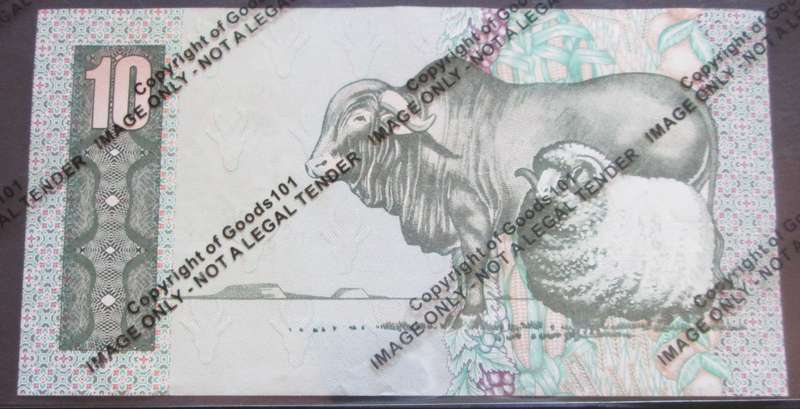 Ten Rand Republic of South Africa Serial Nr BF2710283C
