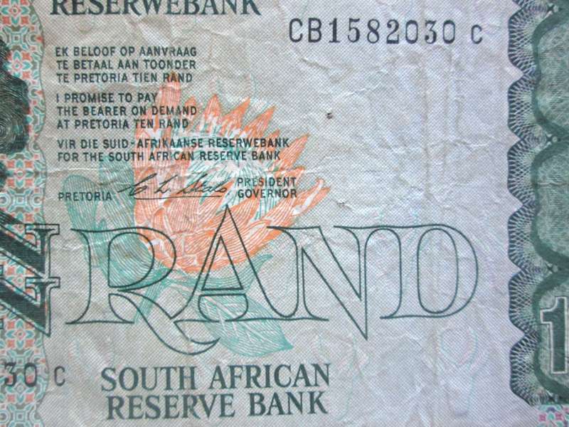Ten Rand Republic of South Africa Serial Nr CB1582030C
