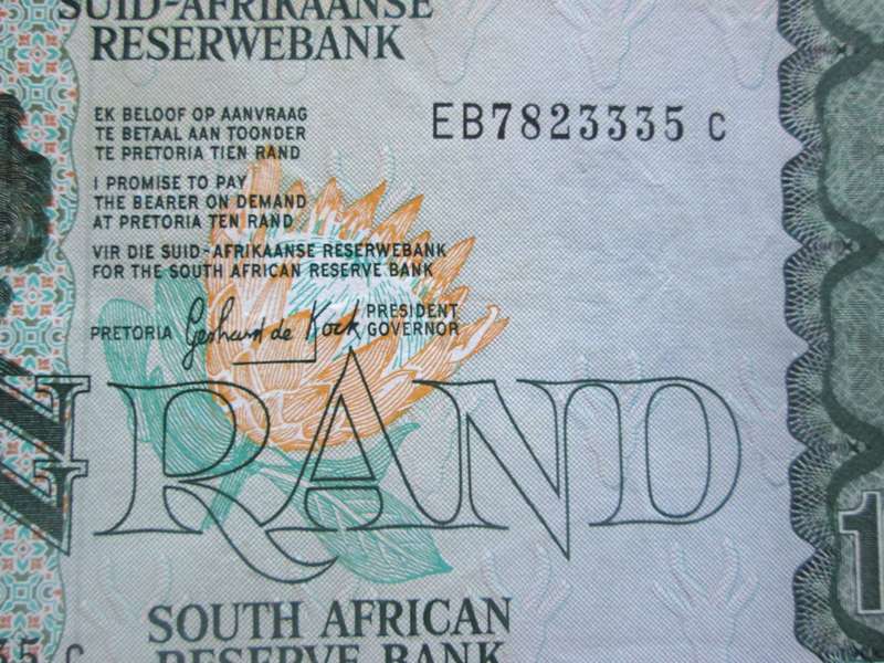 Ten Rand Republic of South Africa Serial Nr EB7823335C