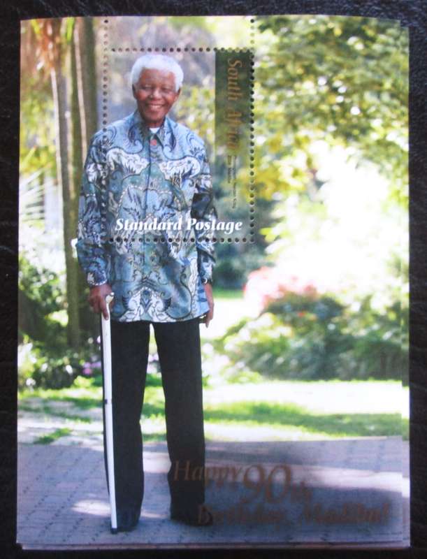Nelson Mandela Happy 90th Birthday Stamp Sheets
