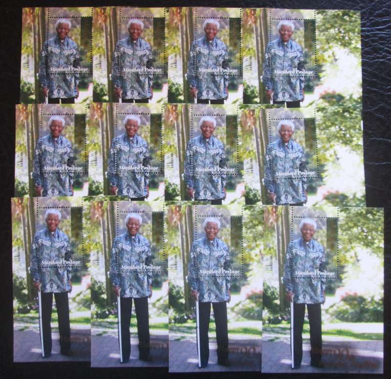 Nelson Mandela Happy 90th Birthday Stamp Sheets
