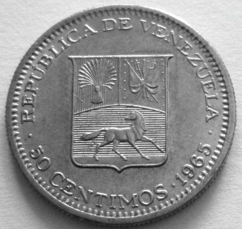 1965 Venezuela 50 Centimos