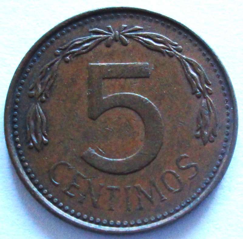 1974 Venezuela 5 Centimos