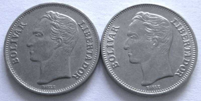 1 Bolivar Venezuela 1967 + 1977