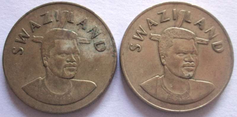 5 Emalangeni Swaziland 1996 + 1999