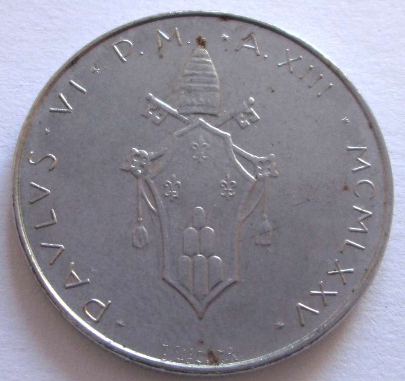 1970 - 1977 Vatican City 100 Lire