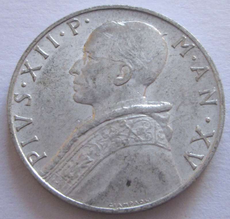 1953 Vatican City 10 Lire